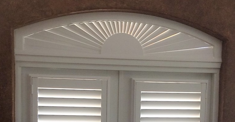 The Best Eyebrow Window Treatments Sunburst Shutters Orlando