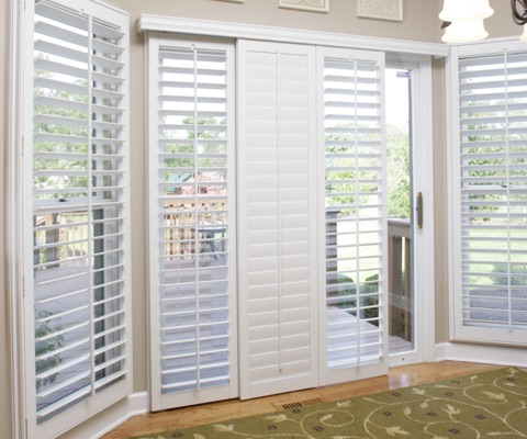 Sliding Glass Door Shutters In Orlando Sunburst Shutters Orlando Fl