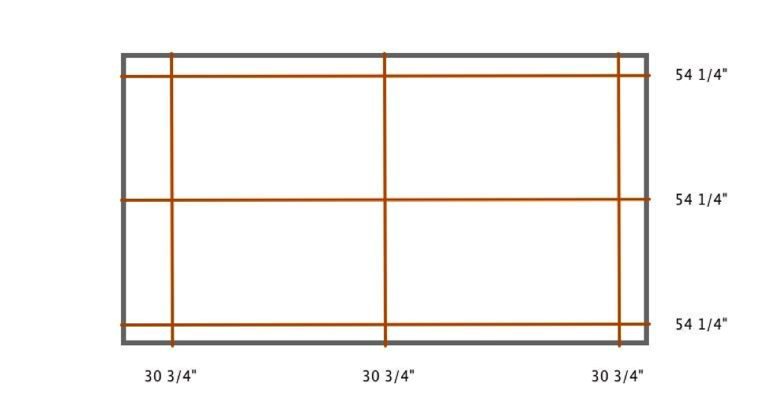 Orlando plantation shutter measurement diagram